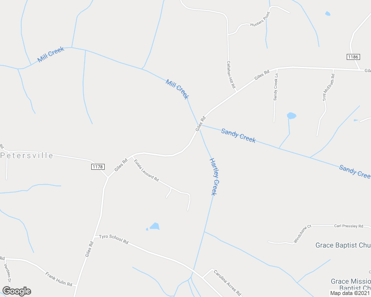 map of restaurants, bars, coffee shops, grocery stores, and more near Giles Road in Lexington