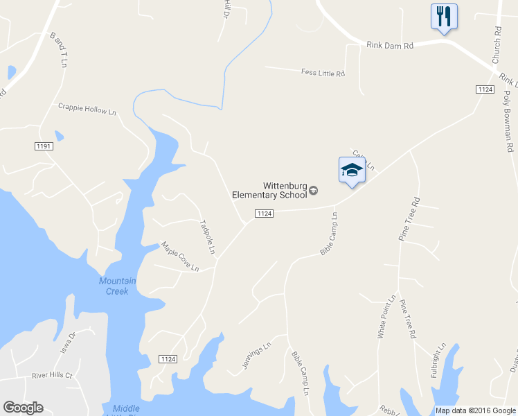 map of restaurants, bars, coffee shops, grocery stores, and more near 7594 Church Road in Taylorsville