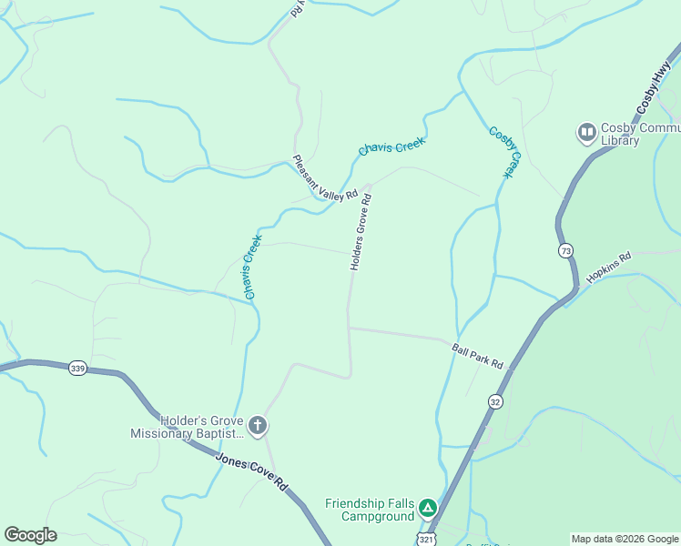 map of restaurants, bars, coffee shops, grocery stores, and more near 3885 Holders Grove Rd in Cosby