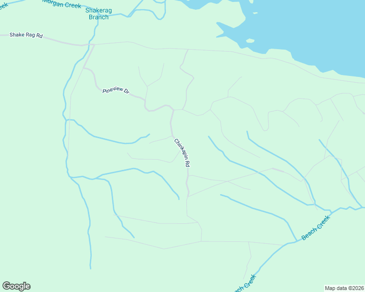 map of restaurants, bars, coffee shops, grocery stores, and more near 296 Chinkapin Road in Sugar Tree