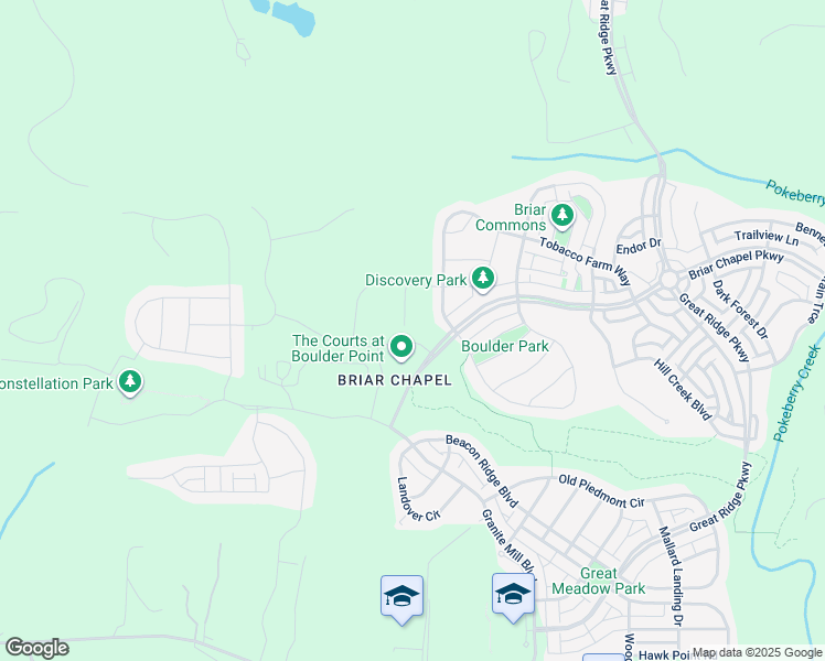 map of restaurants, bars, coffee shops, grocery stores, and more near 99 Ashwood Drive in Chapel Hill