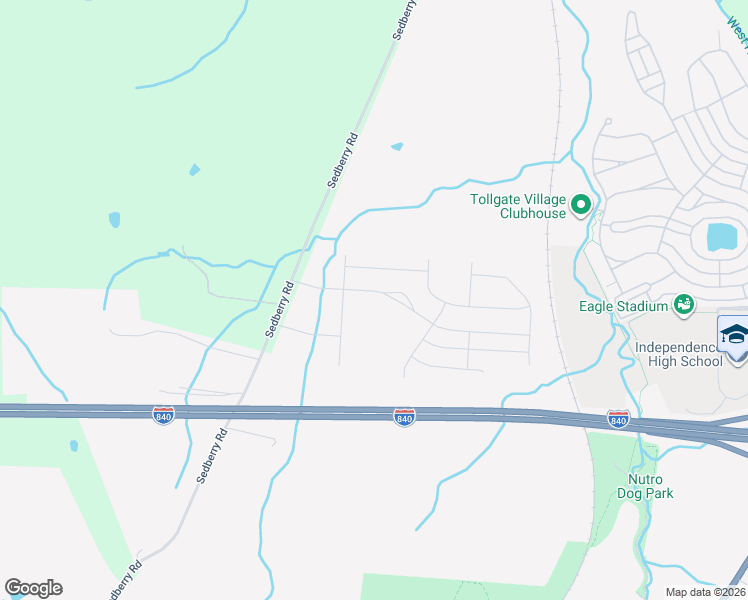 map of restaurants, bars, coffee shops, grocery stores, and more near 1824 Sedberry Road in Franklin