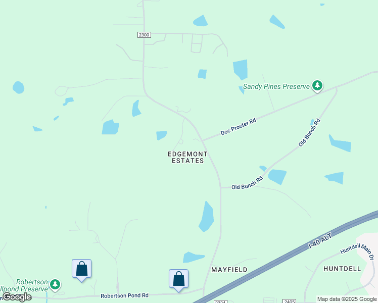 map of restaurants, bars, coffee shops, grocery stores, and more near 1704 Perry Grove Lane in Wendell