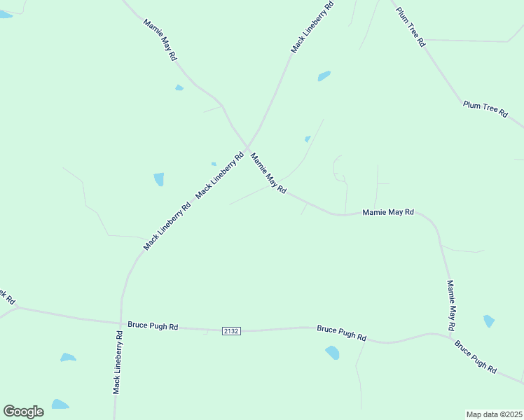 map of restaurants, bars, coffee shops, grocery stores, and more near 3402 Mamie May Road in Franklinville