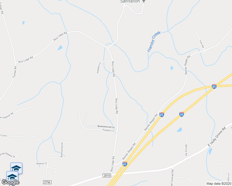 map of restaurants, bars, coffee shops, grocery stores, and more near 1691 Roy Lopp Road in Lexington