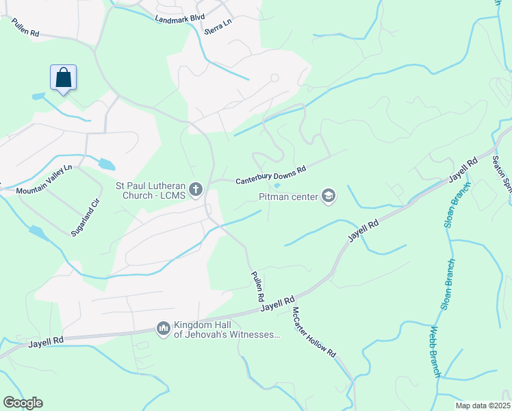 map of restaurants, bars, coffee shops, grocery stores, and more near 1480 Wendron Moors Drive in Sevierville
