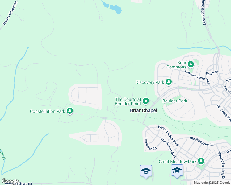 map of restaurants, bars, coffee shops, grocery stores, and more near 334 Whispering Wind Drive in Chapel Hill