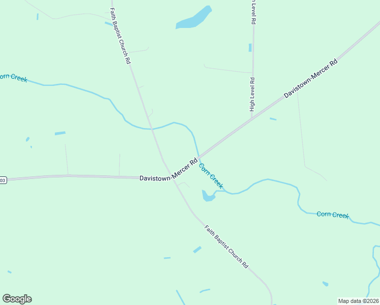 map of restaurants, bars, coffee shops, grocery stores, and more near 7584 Davistown-Mercer Road in Pinetops