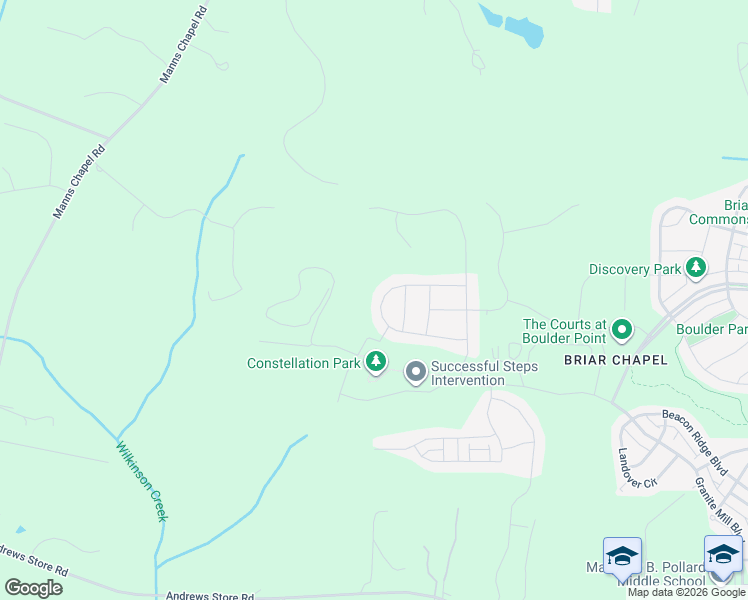map of restaurants, bars, coffee shops, grocery stores, and more near 288 Abercorn Circle in Chapel Hill