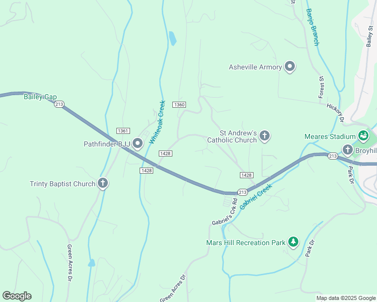 map of restaurants, bars, coffee shops, grocery stores, and more near 171 Snooks Path in Mars Hill