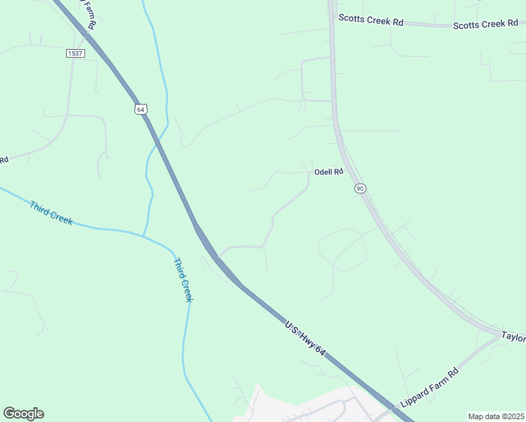 map of restaurants, bars, coffee shops, grocery stores, and more near 148 Odell Road in Statesville