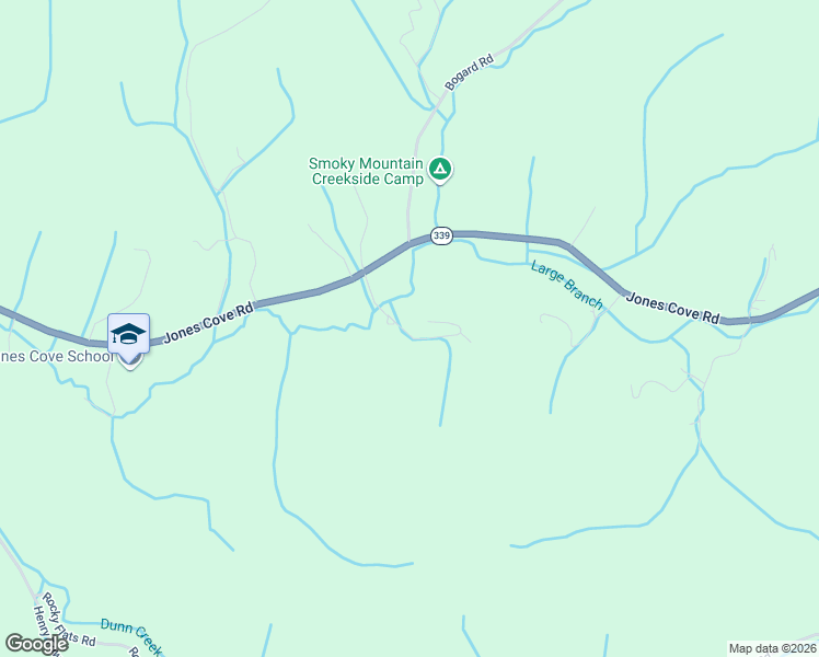 map of restaurants, bars, coffee shops, grocery stores, and more near 4670 Jones Cove Road in Cosby