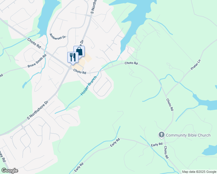 map of restaurants, bars, coffee shops, grocery stores, and more near 1732 Green Parrot Drive in Knox County