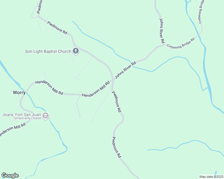 map of restaurants, bars, coffee shops, grocery stores, and more near State Road 1423 in Burke County