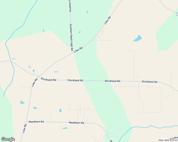 map of restaurants, bars, coffee shops, grocery stores, and more near Strickland Road in Bailey