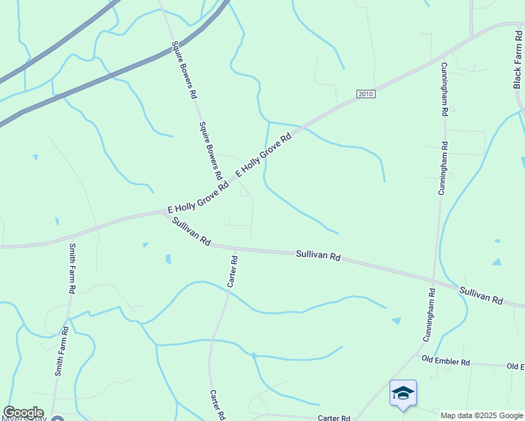 map of restaurants, bars, coffee shops, grocery stores, and more near 543 Sullivan Road in Thomasville