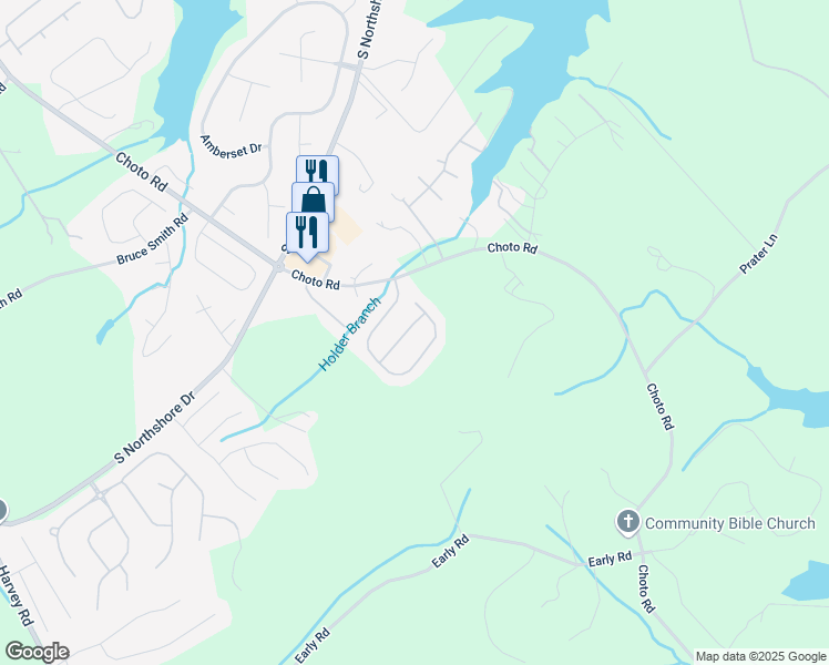 map of restaurants, bars, coffee shops, grocery stores, and more near 1732 Green Parrot Drive in Knoxville