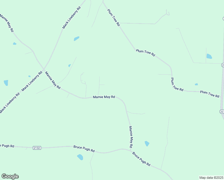 map of restaurants, bars, coffee shops, grocery stores, and more near 3633 Mamie May Road in Franklinville