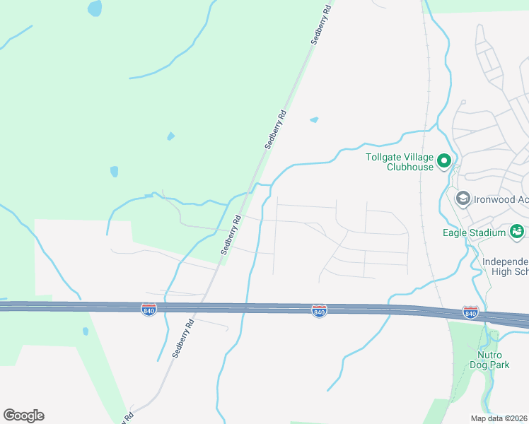 map of restaurants, bars, coffee shops, grocery stores, and more near 1821 Sedberry Road in Franklin
