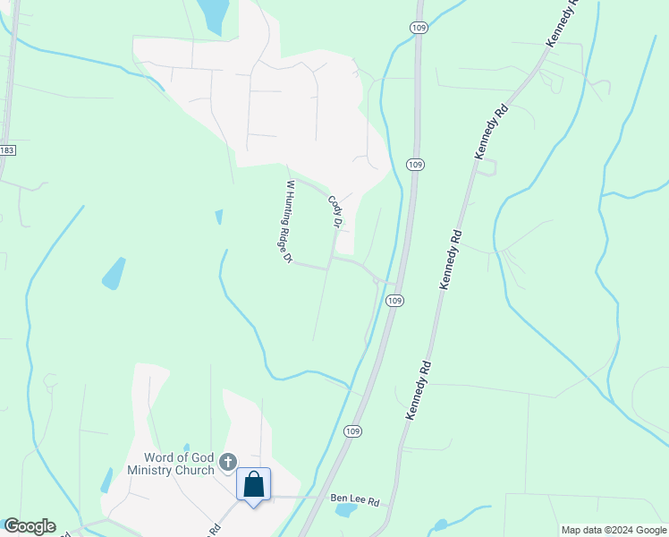 map of restaurants, bars, coffee shops, grocery stores, and more near 415 Cody Drive in Thomasville