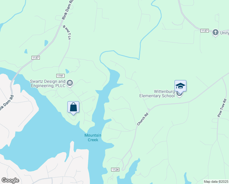 map of restaurants, bars, coffee shops, grocery stores, and more near 284 Tadpole Lane in Township of Taylorsville