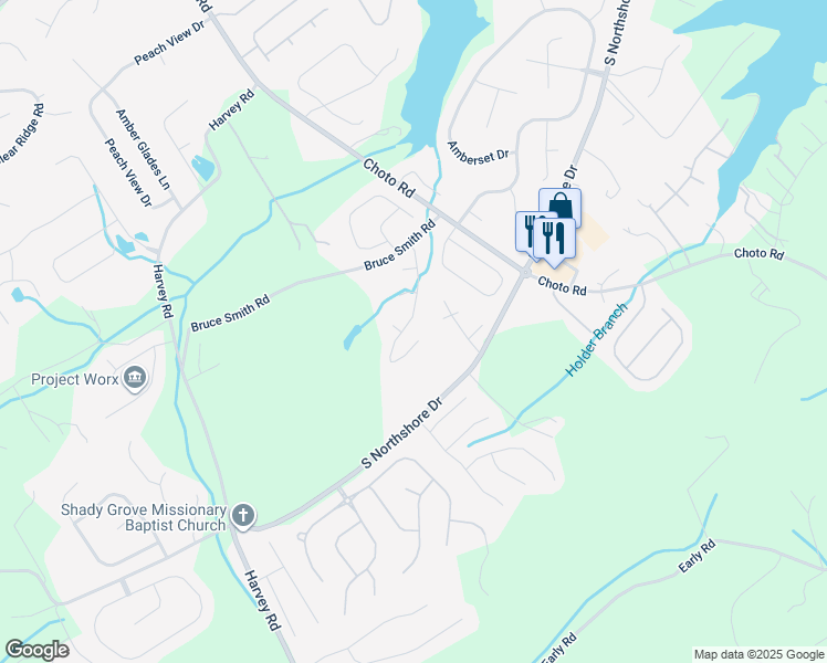 map of restaurants, bars, coffee shops, grocery stores, and more near 1558 Lewisbrooke Lane in Knoxville