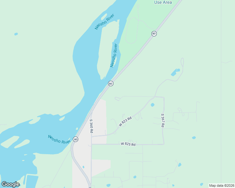 map of restaurants, bars, coffee shops, grocery stores, and more near 3202 West 820 Road in Fort Gibson