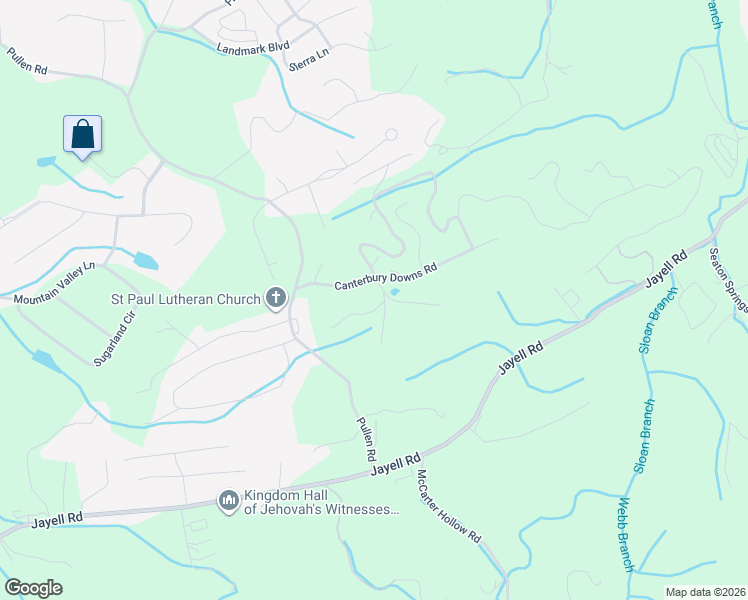 map of restaurants, bars, coffee shops, grocery stores, and more near 1480 Wendron Moors Drive in Sevierville