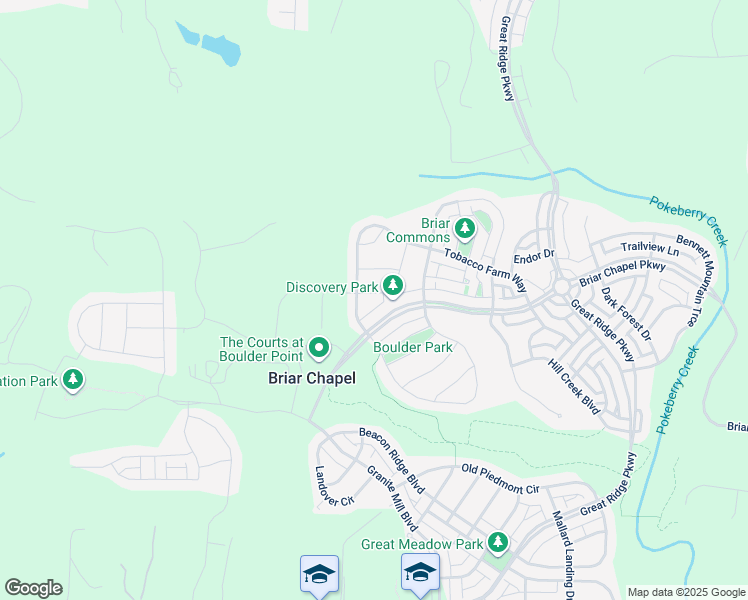 map of restaurants, bars, coffee shops, grocery stores, and more near 173 Cliffdale Road in Chapel Hill