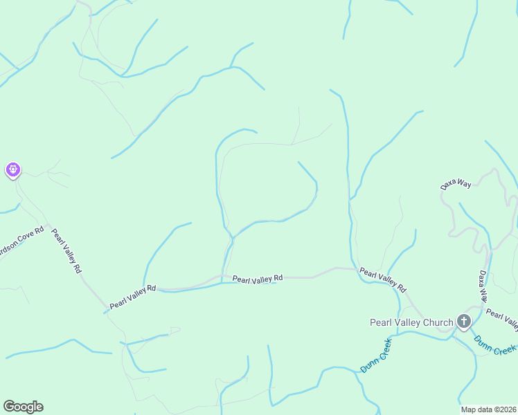 map of restaurants, bars, coffee shops, grocery stores, and more near 1820 Peaceful Way in Sevierville