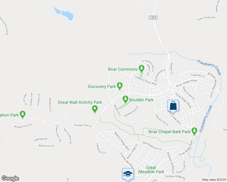 map of restaurants, bars, coffee shops, grocery stores, and more near 173 Cliffdale Road in Chapel Hill