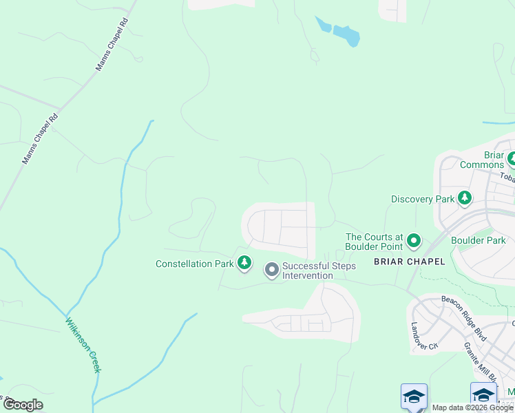 map of restaurants, bars, coffee shops, grocery stores, and more near 288 Abercorn Circle in Chapel Hill