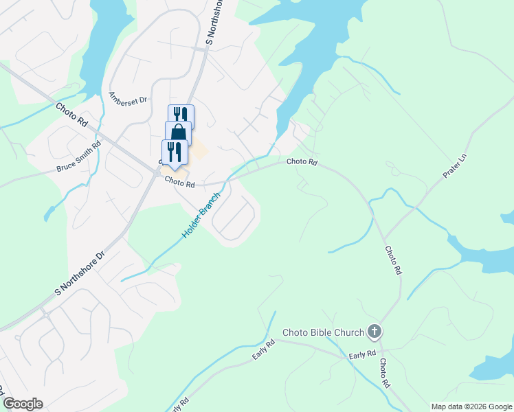 map of restaurants, bars, coffee shops, grocery stores, and more near 1732 Green Parrot Drive in Knox County