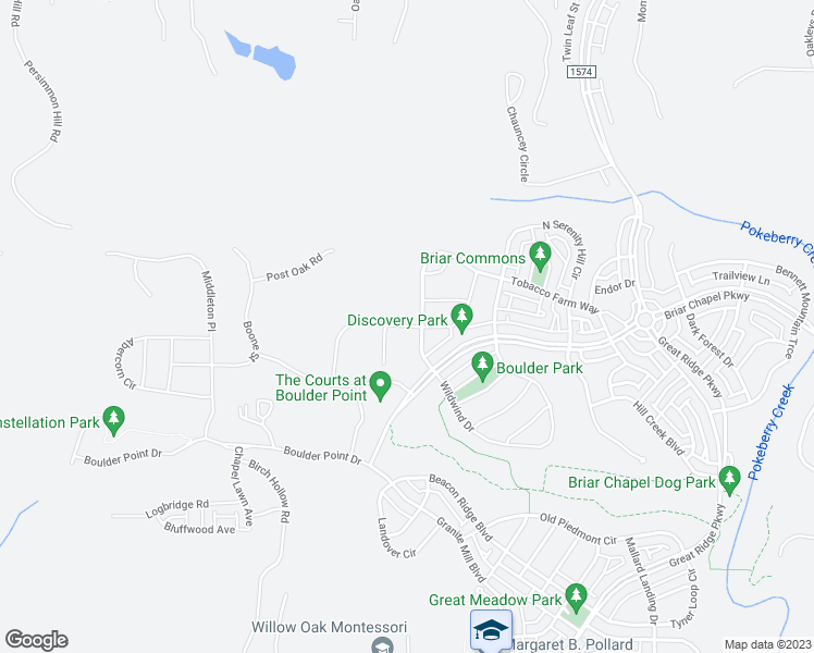 map of restaurants, bars, coffee shops, grocery stores, and more near Cliffdale Road in Chapel Hill