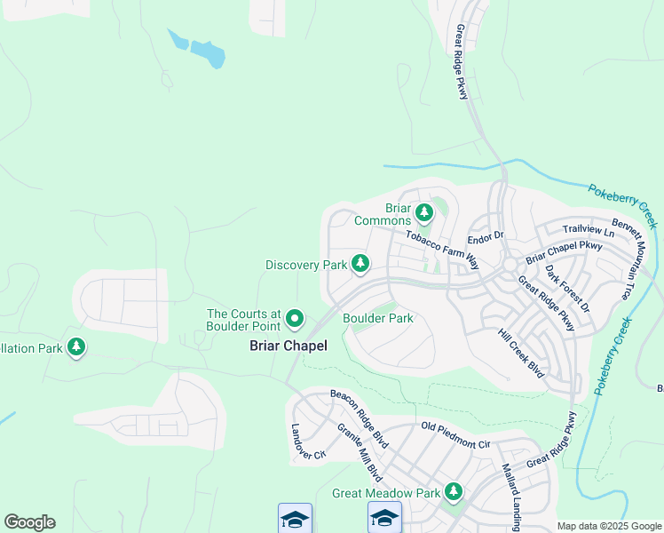 map of restaurants, bars, coffee shops, grocery stores, and more near Cliffdale Road in Chapel Hill
