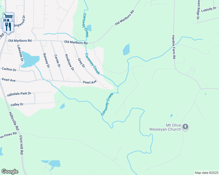 map of restaurants, bars, coffee shops, grocery stores, and more near 3600 Grey Drive in Sophia