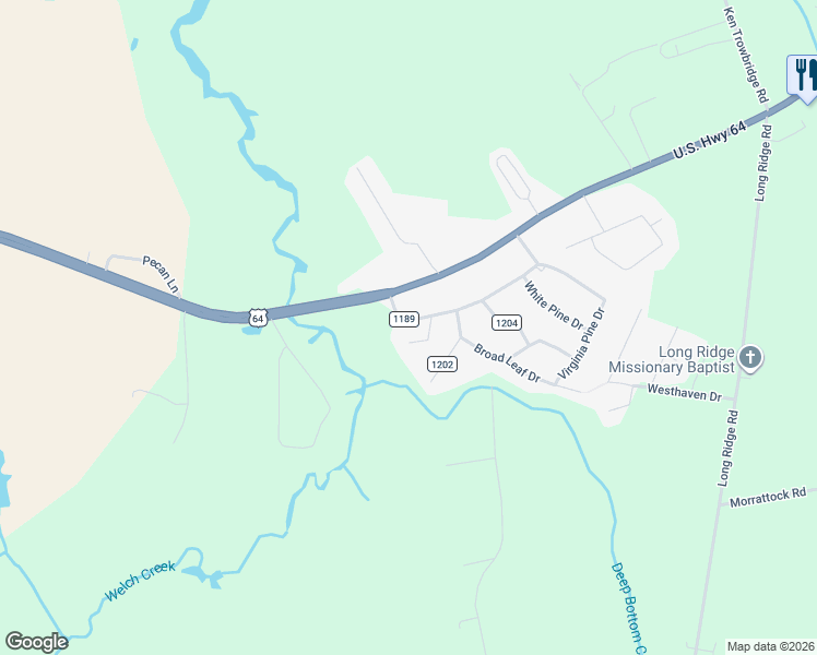 map of restaurants, bars, coffee shops, grocery stores, and more near 102 Loblolly Dr in Plymouth