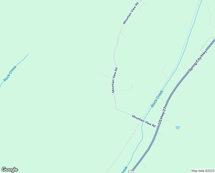 map of restaurants, bars, coffee shops, grocery stores, and more near 1648 Mountain View Road in Rockwood