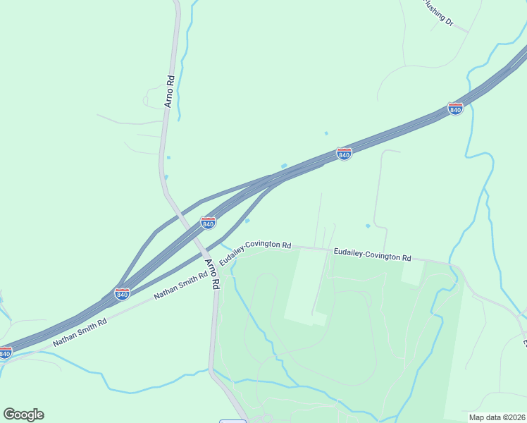 map of restaurants, bars, coffee shops, grocery stores, and more near 6412 Eudailey-Covington Road in College Grove