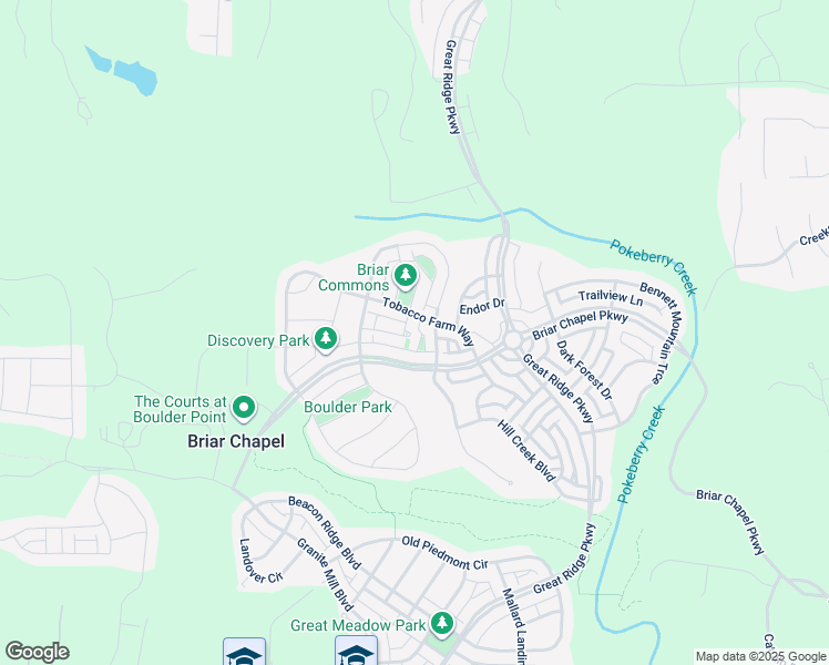 map of restaurants, bars, coffee shops, grocery stores, and more near 11 Winkler Way in Chapel Hill
