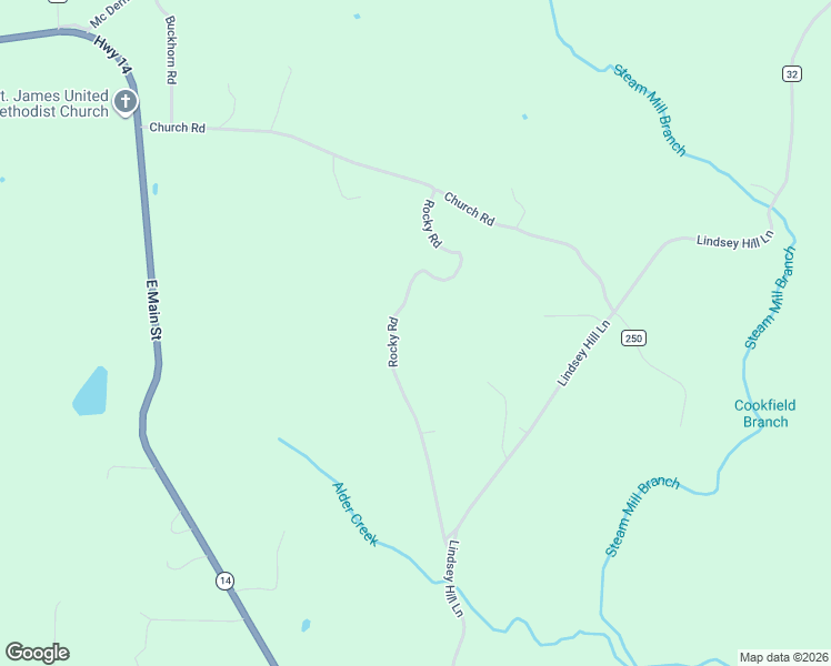 map of restaurants, bars, coffee shops, grocery stores, and more near 544 Rocky Road in Pleasant Grove