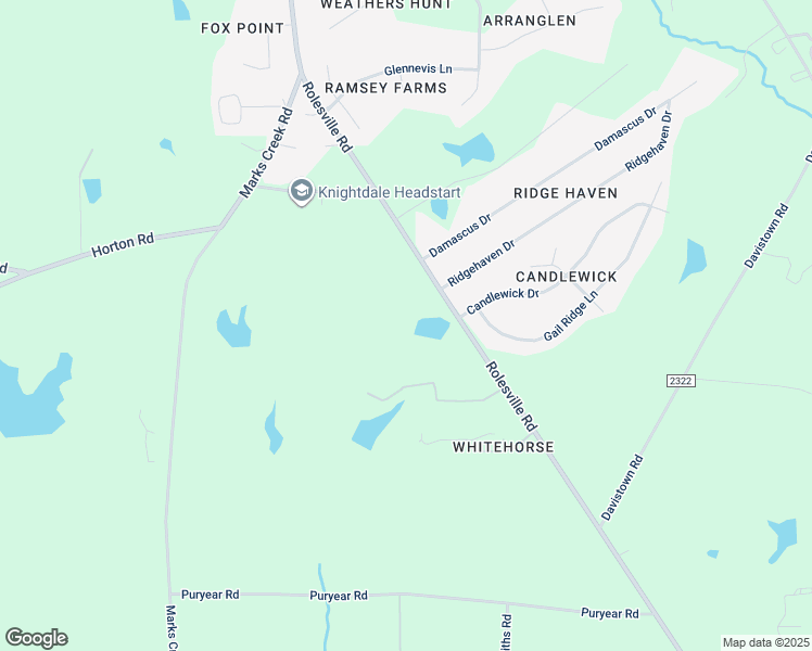 map of restaurants, bars, coffee shops, grocery stores, and more near 4116 Rolesville Road in Wendell