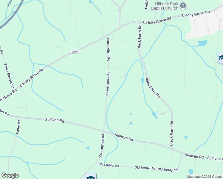 map of restaurants, bars, coffee shops, grocery stores, and more near 519 Cunningham Road in Thomasville