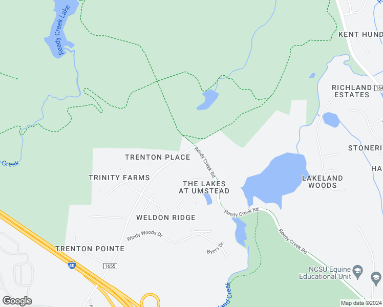 map of restaurants, bars, coffee shops, grocery stores, and more near 3740 Trenton Road in Raleigh