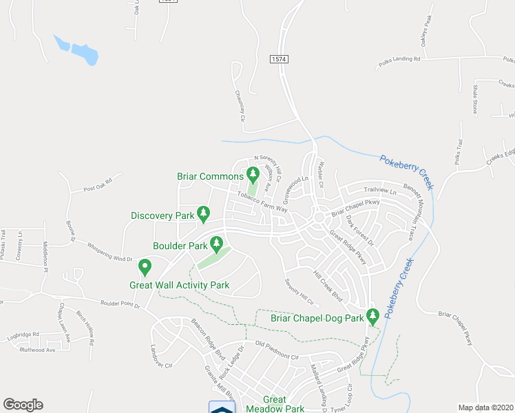 map of restaurants, bars, coffee shops, grocery stores, and more near 44 Owen Towne Road in Chapel Hill