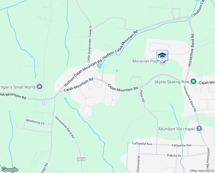 map of restaurants, bars, coffee shops, grocery stores, and more near 4118 Hill Place in Hudson