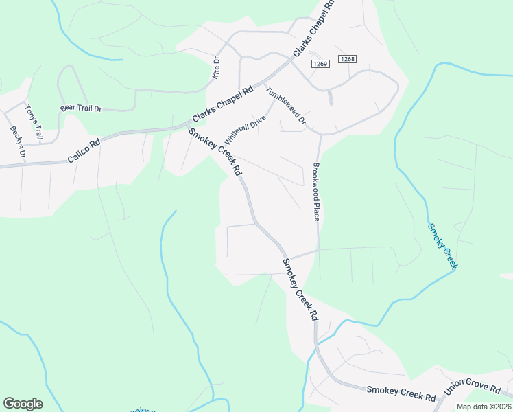 map of restaurants, bars, coffee shops, grocery stores, and more near 4002 Smokey Creek Road in Lenoir