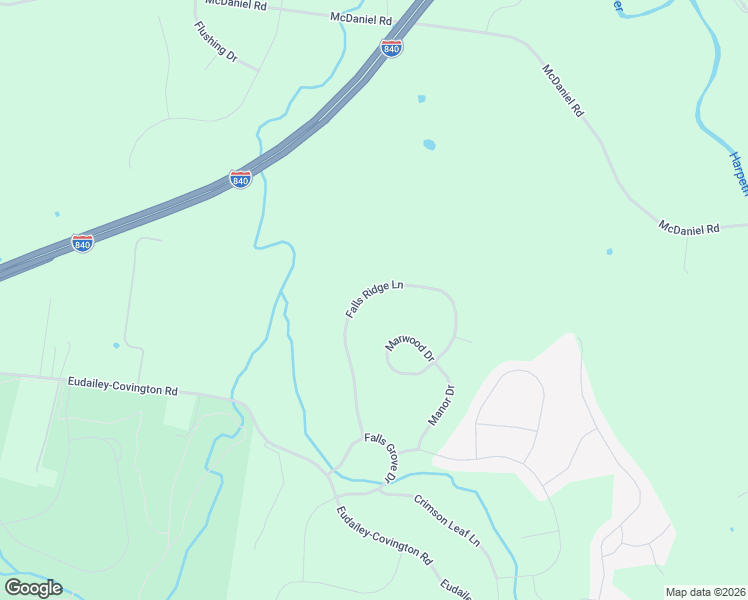map of restaurants, bars, coffee shops, grocery stores, and more near 6778 Falls Ridge Lane in College Grove