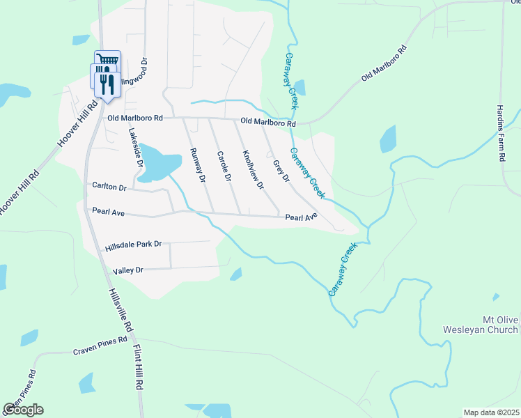 map of restaurants, bars, coffee shops, grocery stores, and more near 3828 Pearl Avenue in Sophia