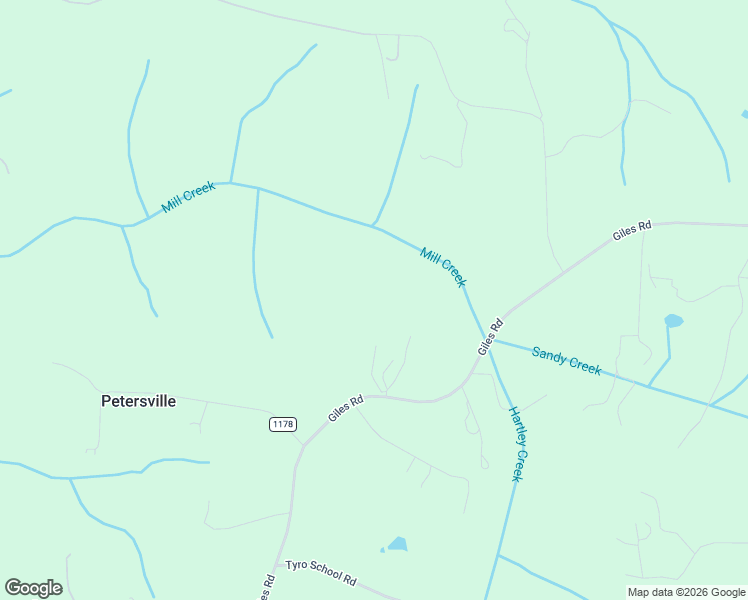 map of restaurants, bars, coffee shops, grocery stores, and more near Giles Road in Lexington